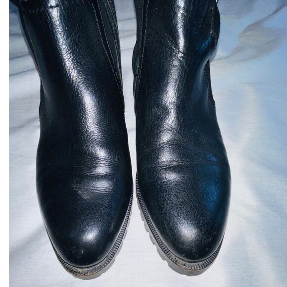 Napoleoni Leather Boots w/ Shearling - Women's Size 38 - Handcrafted in Italy - Picture 5 of 12